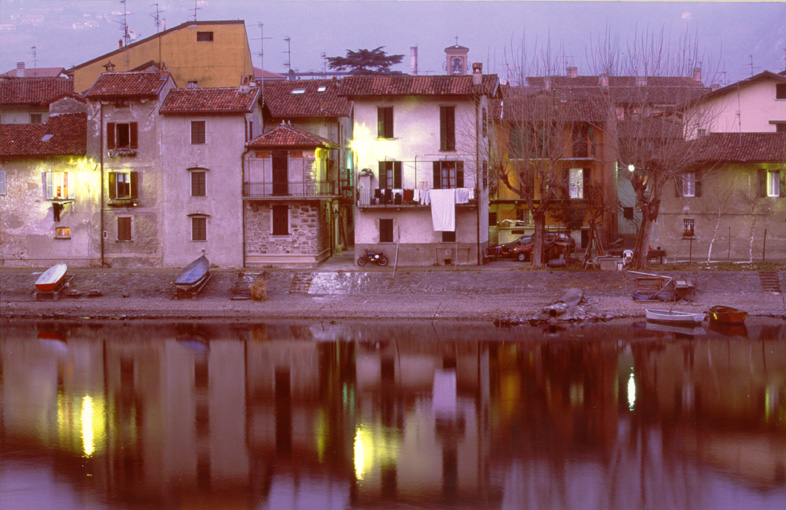 pescarenico il primo imbrunire